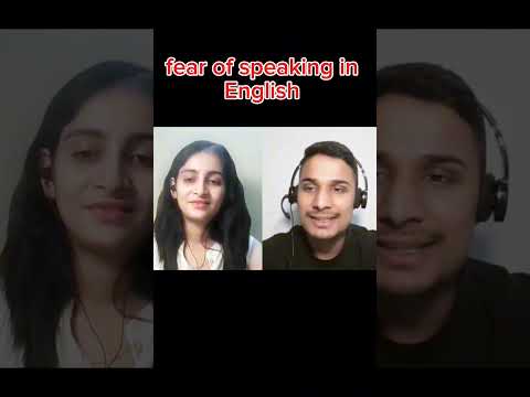 fear of speaking in English