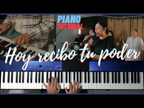Hoy Recibo Tu poder - Priscilla Bueno | PIANO TUTORIAL 🎹