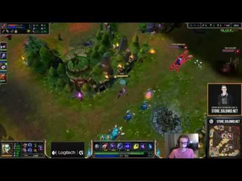 Bjergsen   Orianna vs Lux   Mid   July 2014   Season 4 4 11