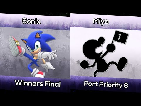 Sonix (Sonic) vs Miya (Mr. Game & Watch) - Winners Final - Port Priority 8
