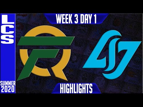 FLY vs CLG Highlights | LCS Summer 2020 W3D1 | FlyQuest vs Counter Logic Gaming