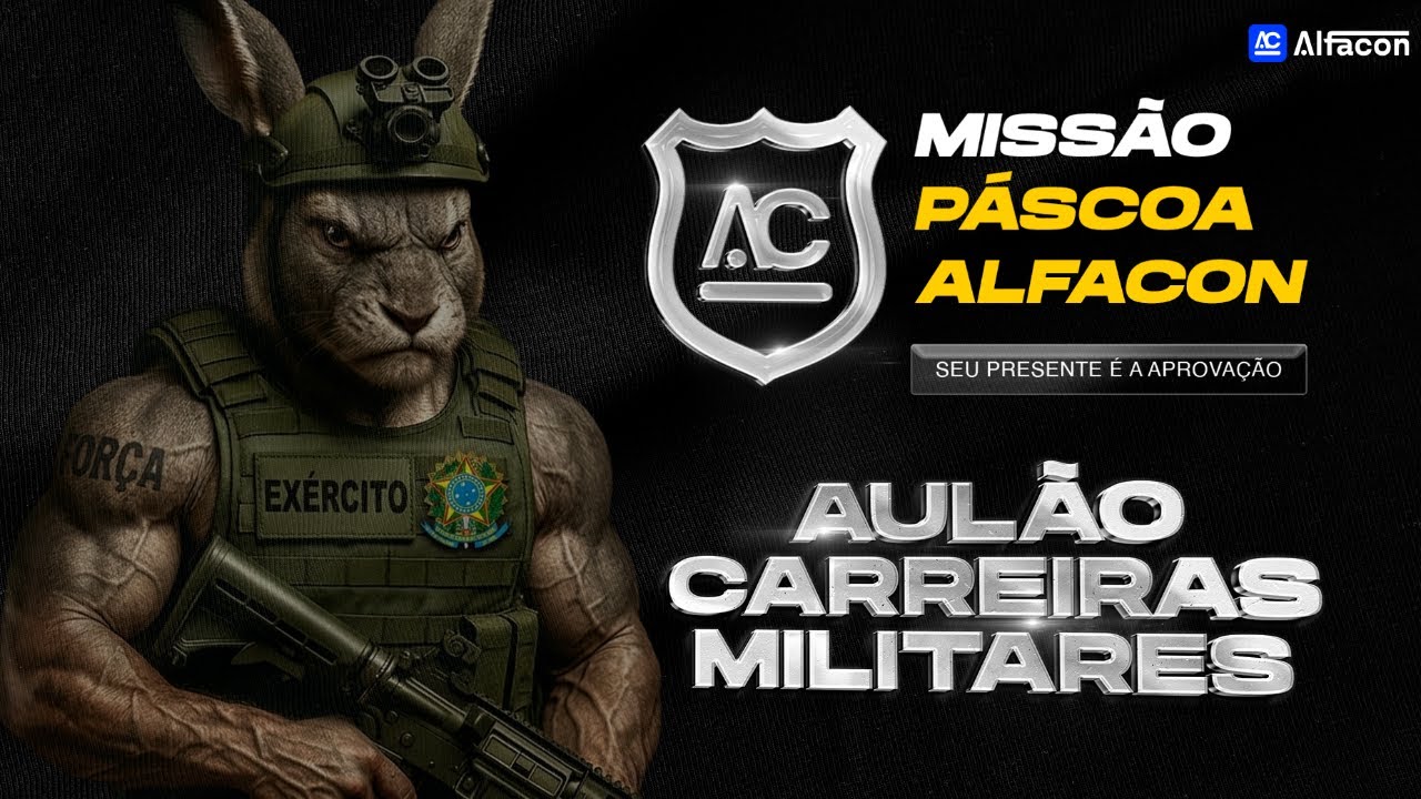 Missão Páscoa ESA: Carreira Militar | 8h de Aulas Gratuitas