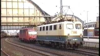 Bremen Hbf in den 90ern: BR 141, 103, 110 und viele andere Züge * Eisenbahn bahn║German trains