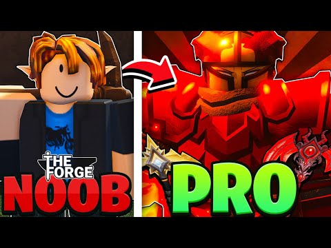 I Went NOOB to PRO In ONE Video on The FORGE! [Full Movie]