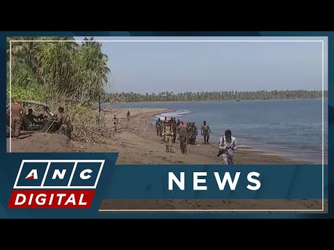 PH Marines secure Palawan beach ahead of Himars firing for 'Balikatan' exercises ANC