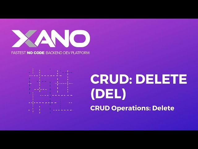 CRUD: Delete (DEL) Operation