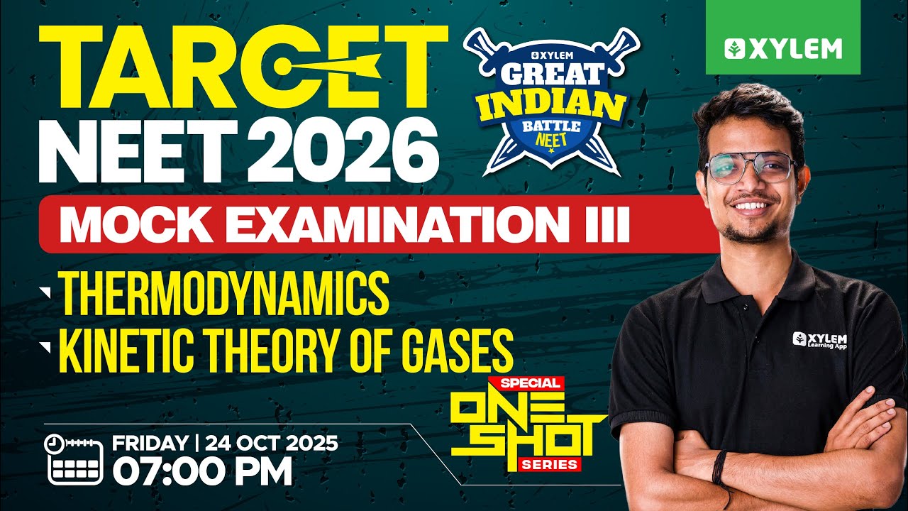 Target NEET 2026: GIB - III | Special One-Shot Series - Thermodynamics & Kinetic Theory Of Gases |