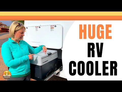 How Much Fits In a Dometic CFF35 Cooler? Outdoor RV 12V Freezer/Refrigerator Review | Intech Sol