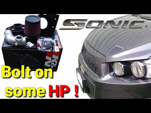 K&N intake on chevy sonic