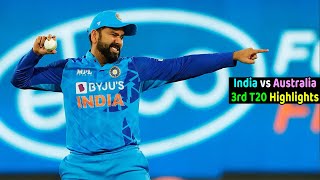 India vs Australia 3rd T20 Full Match Highlights Hyderabad