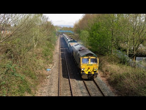 Freightliner Class 66 No. 66546 on 4H68 Guide Bridge Yard - Crewe Basford Hall on 09.04.20 - HD