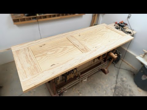 How To Make A REAL Door From Plywood