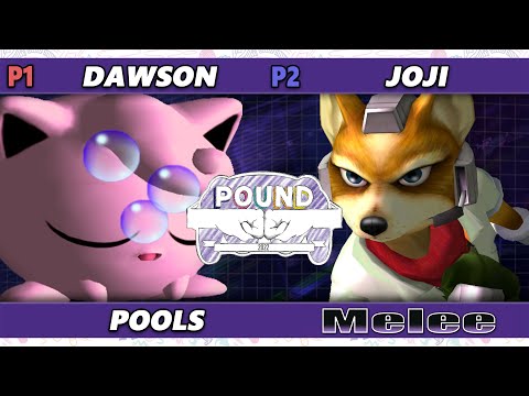 Pound 2022 - Dawson (JIgglypuff) Vs. JOJI (Fox) SSBM Smash Melee Tournament