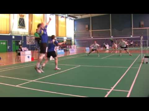 N1a J10 2010 - DH - Set 1 - Championnat de France de Badminton