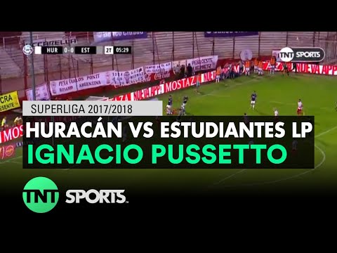 Ignacio Pussetto (1-0) Huracán vs Estudiantes LP | Fecha 17 - Superliga Argentina 2017/2018