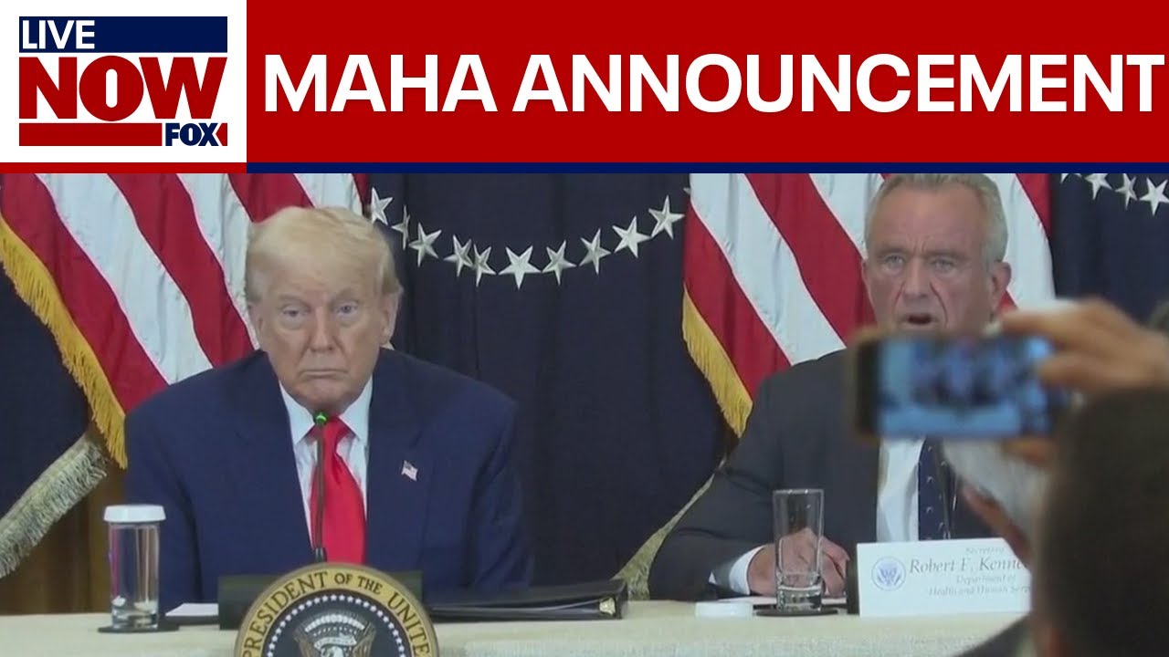 Pres. Trump, RFK Jr. make 'MAHA' announcement | LiveNOW from FOX
