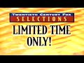 TWENTIETH CENTURY FOX SELECTIONS 2002 VHS Movie Previews VHS Rip Digitization From The Super