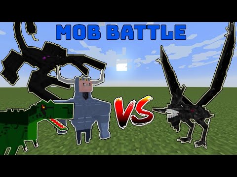 Nightmare vs Iron Will, Emperor Scorpion, T-Rex! Minecraft Mob Battles!