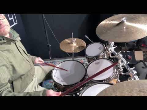 Tris Imboden's, Chicago, Paiste - 13" Signature Dark Energy, Mark 1 Hats, Hi Hats Pair, 748g, 1194g 2000s image 9