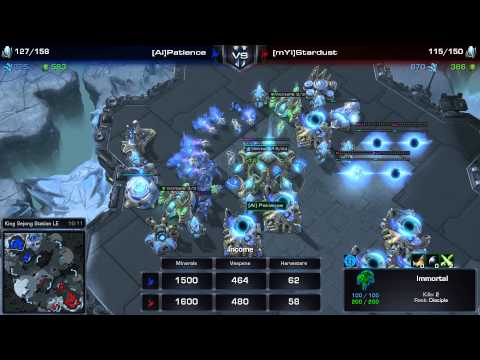 SC2 - Daily Masters - PvP - StarDust vs Patience