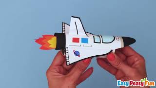 Toilet Paper Roll Rocket or Space Shuttle Craft