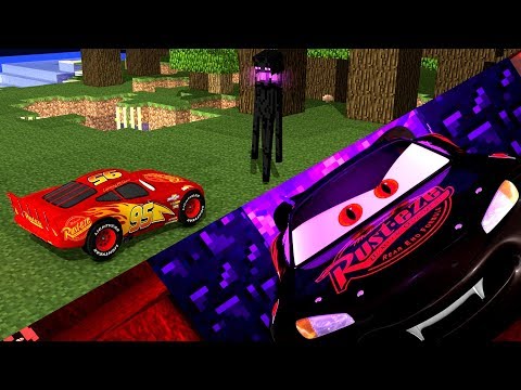 Cars 3 Minecraft 💀 McQueen Vs Enderman (McQueen Vampiro)
