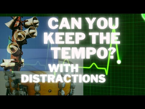 Can you keep the pulse even with distractions?  📢🎵 Practice keeping the tempo.