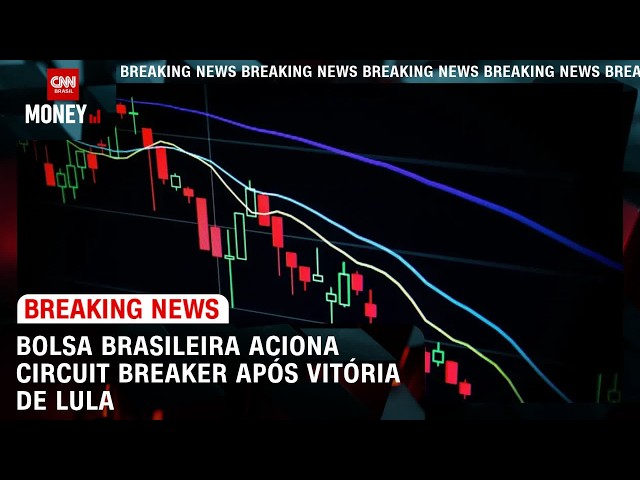 Bolsa brasileira aciona circuit breaker após vitória de Lula; dólar dispara | ABERTURA DE MERCADO