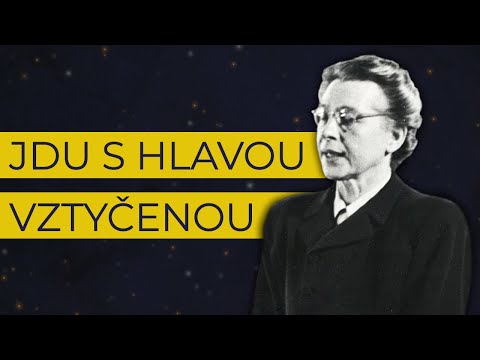 MILADA HORÁKOVÁ. O milost pro ni žádal Einstein i Churchill