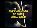 THE EVOLUTION OF CHICA IN FNAF 2014 2023 Shorts Fnaf Fnafedit Fyp Viral Evolution