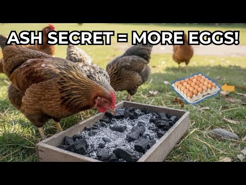 Charcoal and Ash: The SECRET to Healthier & Superproductive Chickens. This is how I use it