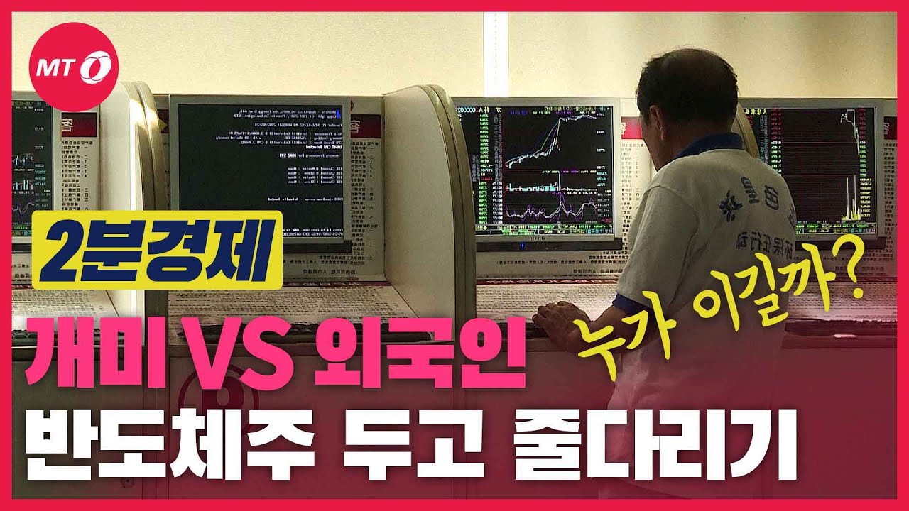 [2분경제]개미 VS 외국인, 반도체주 두고 줄다리기...누가 이길까