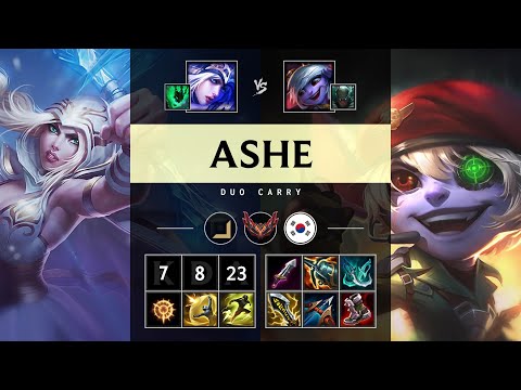 Ashe ADC vs Tristana - KR Grandmaster Patch 25.16