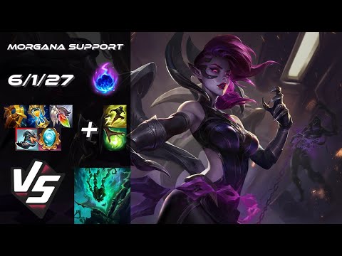 SUPPORT Morgana vs Thresh - NA Grandmaster Patch 25.24