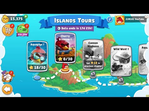 EXPLORING THE SECRET WONDERS OF ANGRY BIRDS FRIENDS ISLANDS TOURS AQUAPINGS 1  1 LEVEL