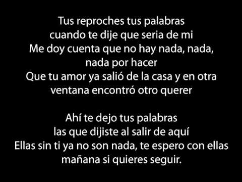 Mientras Vuelves - Carlos Arteaga (letra)