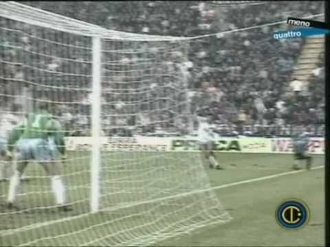 1990-1991 Coppa UEFA - Inter vs Aston Villa 3-0 Bianchi