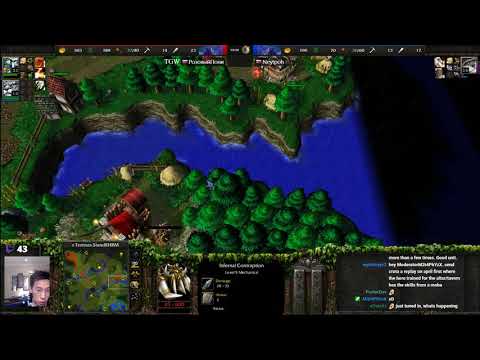 TGW (NE) vs Neutron (NE) - WarCraft 3 - Crota's April Fools replay - Random! - WC3059