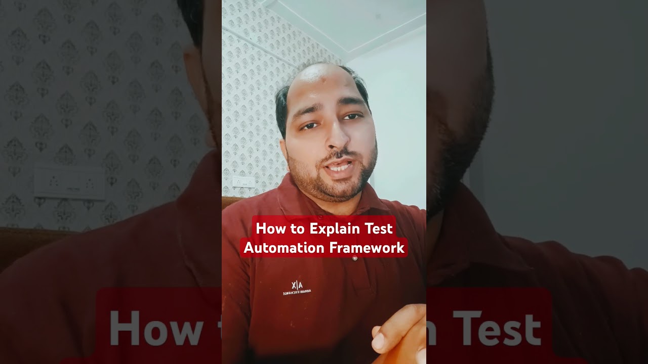 How to Explain Test Automation Framework #testautomation #testautomationframework #java