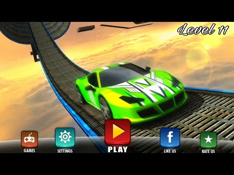 Impossible Car Stunts Tracks 3D - Hard Level 11 - Best Gameplay Pro