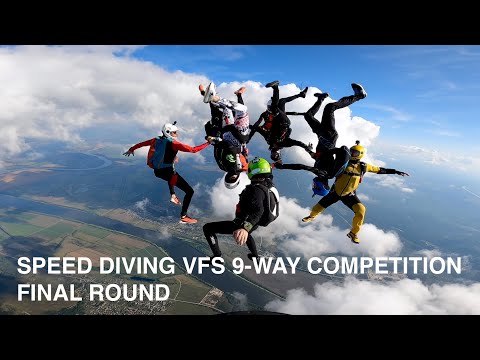 Speed Diving VFS 9-way Competition. Final round