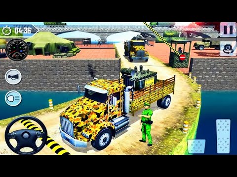Us Army Cargo Truck Simulator 3D -Mountain Army Vehicle Driving - Android Gameplay