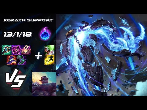 SUPPORT Xerath vs Braum - EU Grandmaster Patch 14.13