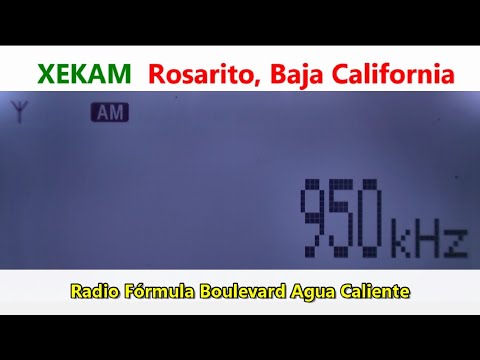 950 XEKAM - Rosarito, Baja California captada en Zapopan, Jalisco