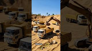 Download lagu Suasana Tambang Pasir Dimana Puluhan Truk Dump dan Excavator Beraksi! mp3
