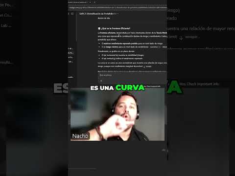 Thumbnail for #18 Frontera Eficiente  Aprende la Estrategia de Harry Markowitz by Harry Markowitz