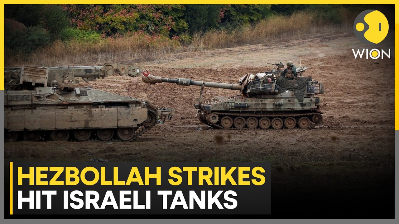 Hezbollah Drone Strikes Israeli Tanks; Targets Israel's Defence Forces | WION News