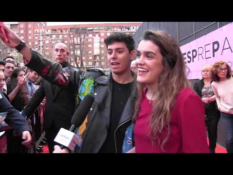 ESCKAZ in Madrid: Alfred & Amaia (Spain) on ESPreParty Red Carpet
