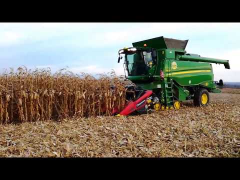 Kombajn John Deere T670i berba kukuruza