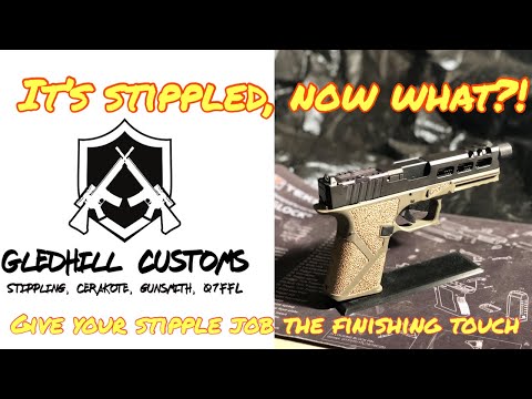 Adding the finishing touch to ANY stipple job